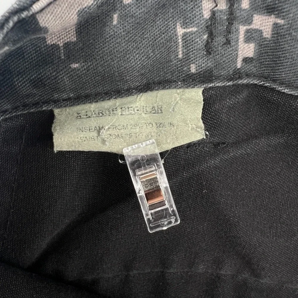 Tru Spec Cargo Pants Camo Digital Men 43 x 26 Grunge Military Utility FLAWS